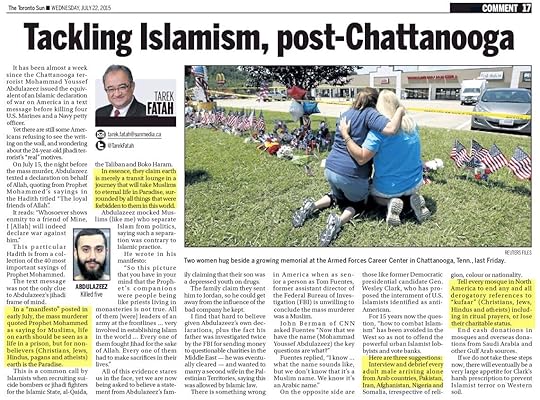 Fighting Islamism, post Chattanooga