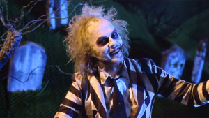 Our host for the evening, the ghost with the most himself...BEETLEJUICE!