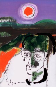 Bìa tập thơ Nguyễn Bắc Sơn (chưa in) do Đinh Cường trình bày.