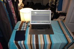 Computer and Kindle