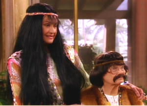 Sophia and Dorothy as Sonny and Cher