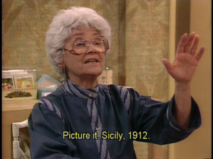 Golden Girls, picture it