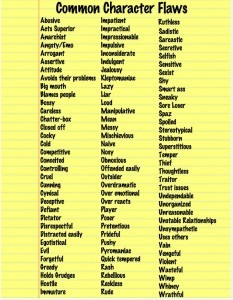 Common Character Flaws