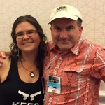 Kelly Meding and Phil Giunta at Meet the Pros Book Fair