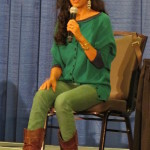 Rekha Sharma on stage at Shore Leave 37