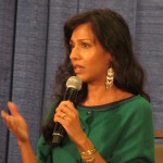 Rekha Sharma on stage at Shore Leave 37