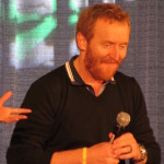 Tony Curran on stage at Shore Leave 37