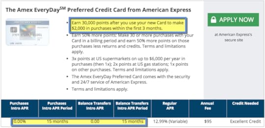 30K Membership Rewards