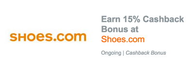 30% back at shoes.com! They have frequent sales and discounts, too