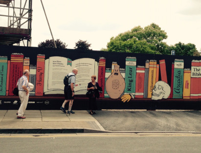 A literary construction site. 