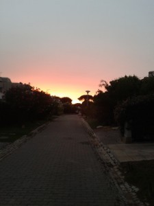 Sunset over Villamora