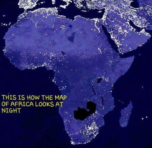 Origin Unknown - Zambian Humor making fun of loadshedding