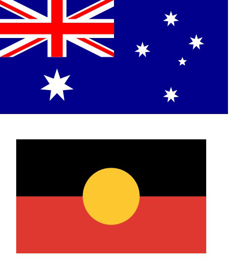 australian flags