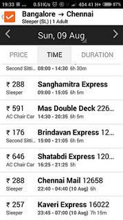 ClearTrip-App-Bangalore-to-Chennai-Train-Availability