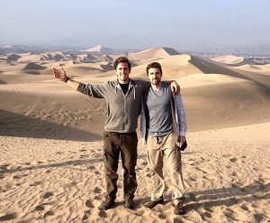 Andrew (left) with my other stellar nephew, Matt