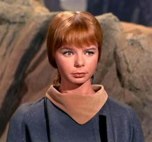 Laurel Goodwin as Yeoman Colt in Star Trek