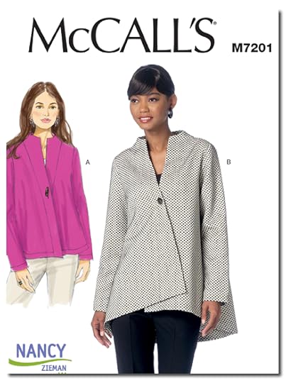 M7201-Nancy Zieman Swing Jacket by McCalls