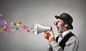 Clowning around online