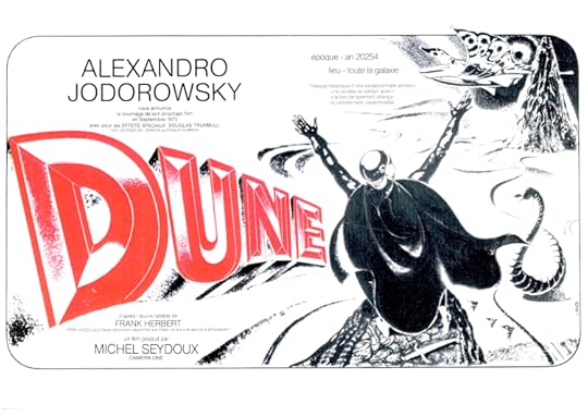 Poster for Alejandro Jodorowsky's aborted attempt at making Dune