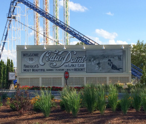 Cedar Point sign