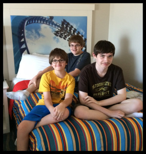 boys in room