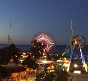 The view from the Sky Ride.