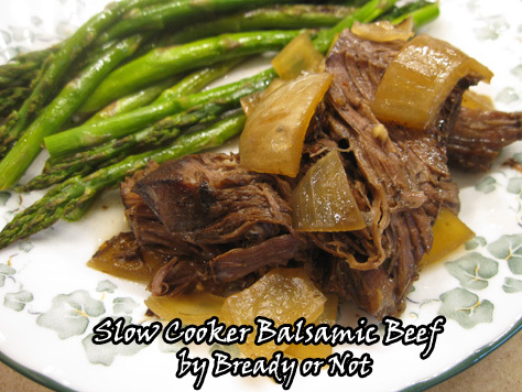 Crock Pot Balsamic Shredded Beef
