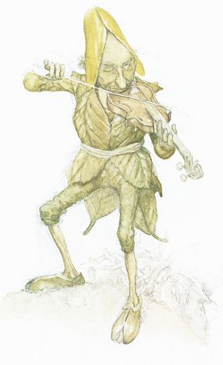 Fairy fiddler by Alan Lee