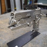 The Silver Wolf. ZumA2's first gun, inspired by Metal Gear Sold 4.