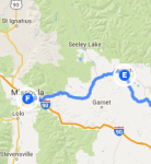 Ovando to Missoula