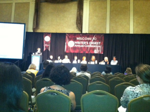 Writer Unboxed Panel discussion at Writer's Digest Conference 21015 in NYC