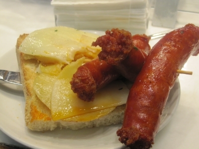 Potato and sausage
