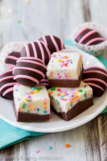 Sally's Candy Addiction Cookbook Birthday Cake Fudge