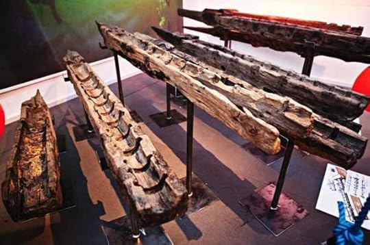 Gun carriages from the Gribshunden in Blekinge Museum