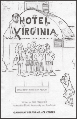 Program cover from the Los Angeles production of Hotel Virginia.