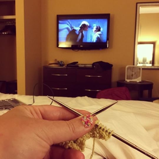 #knitting and Empire Strikes Back. 