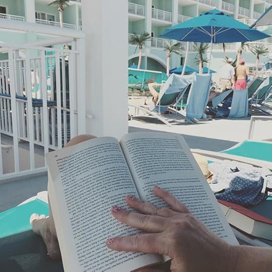 All alone and #amreading by the pool. The very definition of heaven. #365days #ig2015 #dailyphoto #summer #vacation