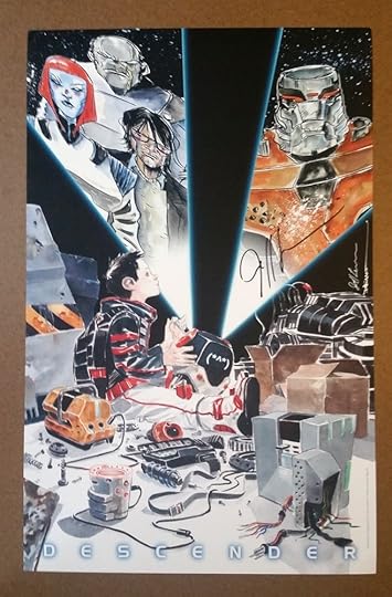 Image of Descender Print Signed by Jeff Lemire (Version 3)