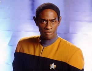 Commander Tuvok, a black Vulcan