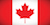 Canadian flag with correct proportions and color scheme
