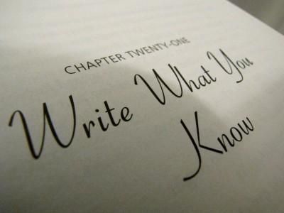 Write what you know