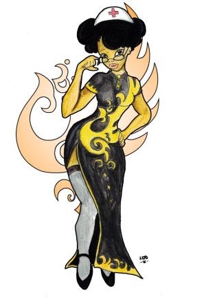 Chinese Dress Anime Nurse