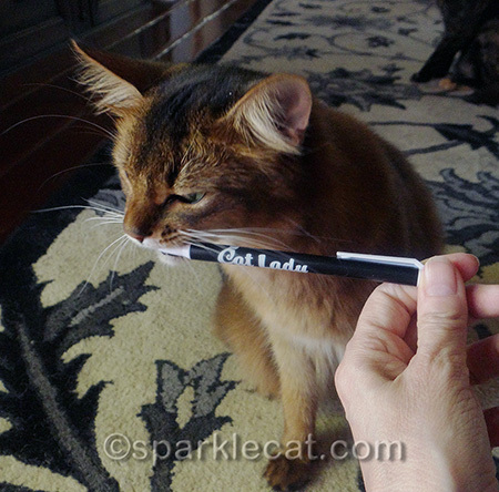 Tastes good, but not as good as the catnip lip balm!