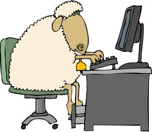 sheep-at-computer