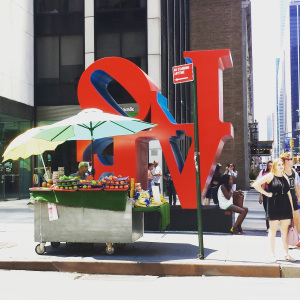 Love. And fresh fruit.