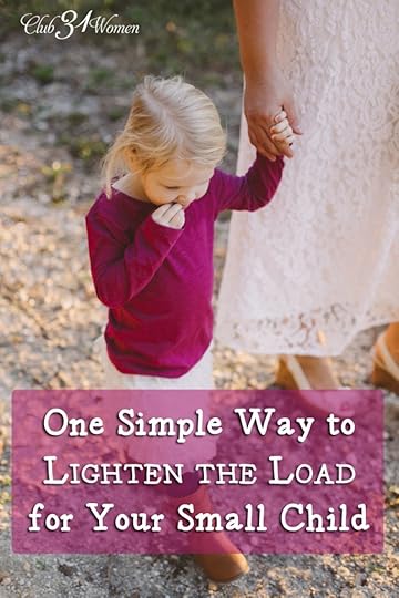 One Simple Way to Lighten the Load for Your Small Child