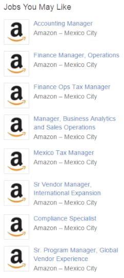 trabajos en amazon en México