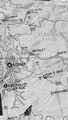 Map of the Known Territories - Mobile Backgrounds - Lovat