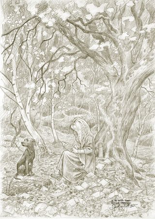 Sketch for In the Word Wood by David Wyatt