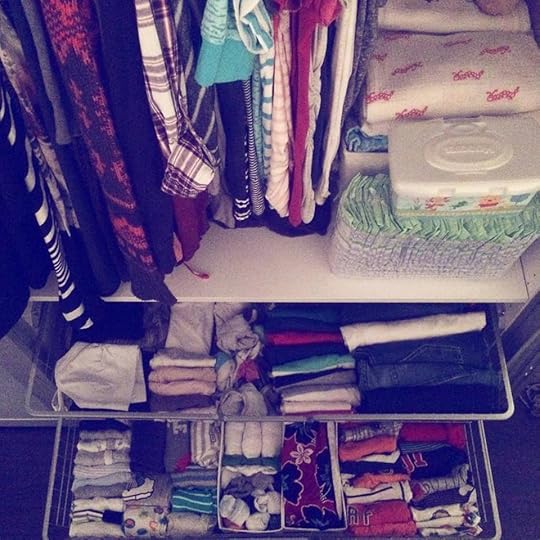 KonMari'ing the baby clothes
